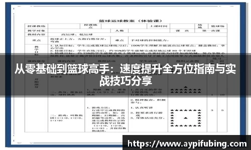 从零基础到篮球高手：速度提升全方位指南与实战技巧分享